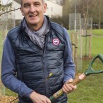 Kevin McCloud planting a community orchard with Bristol children  November 2015